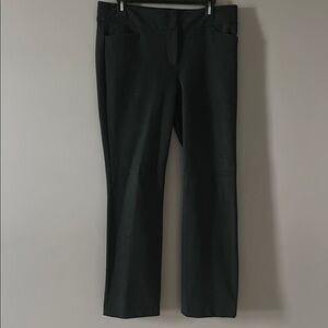 Ann Taylor LOFT Classic Dark Grey Trousers Pants - 10